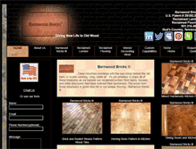 Tablet Screenshot of barnwoodbricks.com